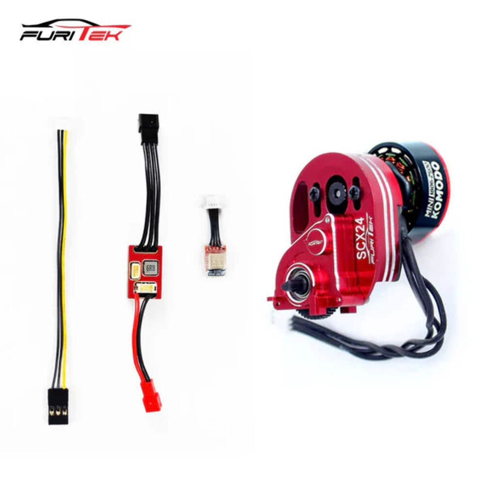 FURITEK CRAWLMASTER Combo for SCX24: MicroPython ESC & Mini Stellar Transmission