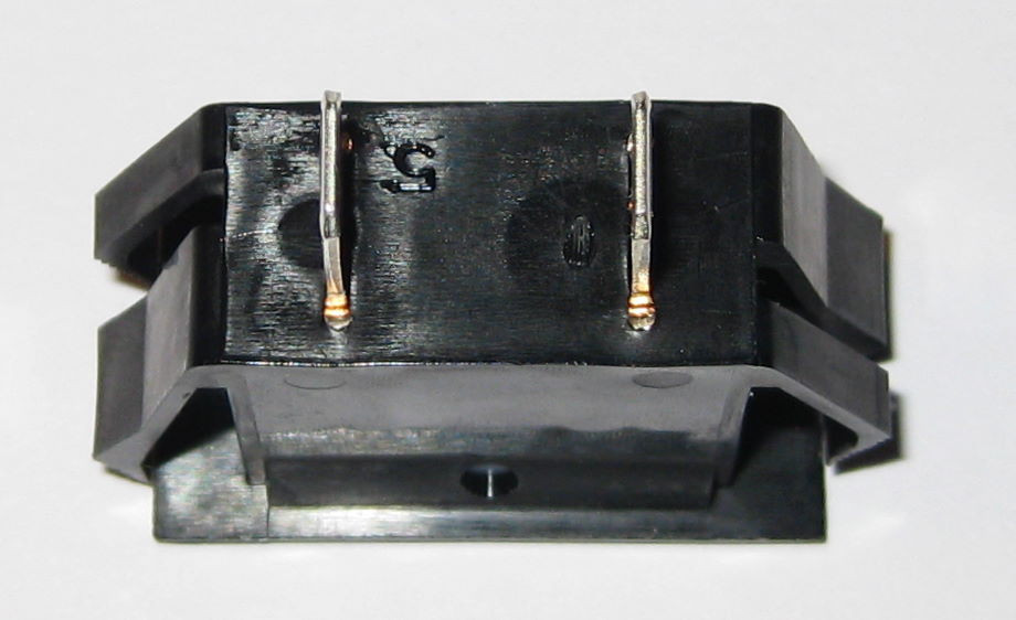 Solico Series 25 Amber Rectangular Panel Mount Indicator Light - 125V Neon