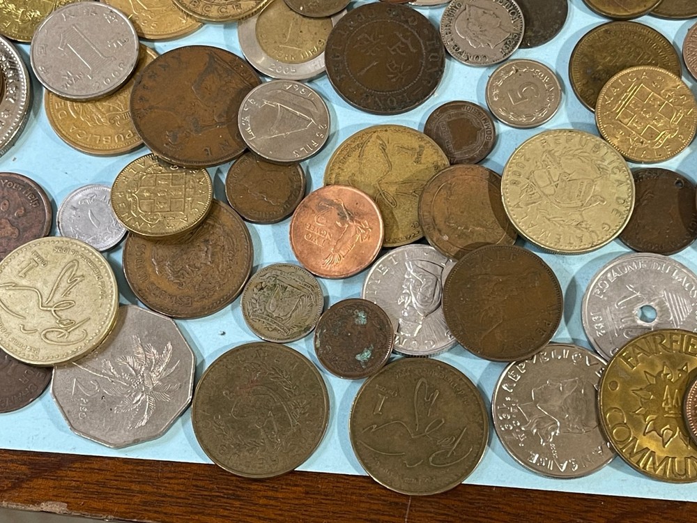 Assorted World Foreign Coins lot Better Coins High Value 072425