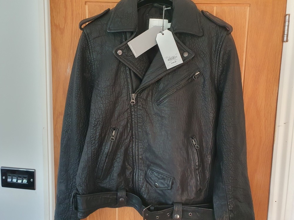biker buffalo leather jacket