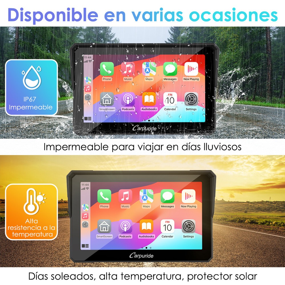Carpuride W702B Moto Wireless Carplay Android Auto With BMW Navigation Mount
