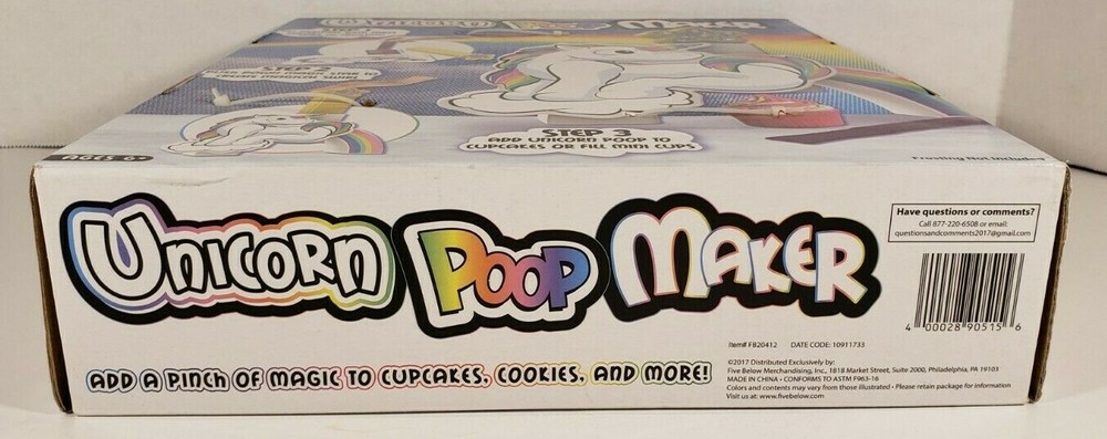 Unicorn Poop Maker Cupcake Frosting Decorating Machine Five Below 2017