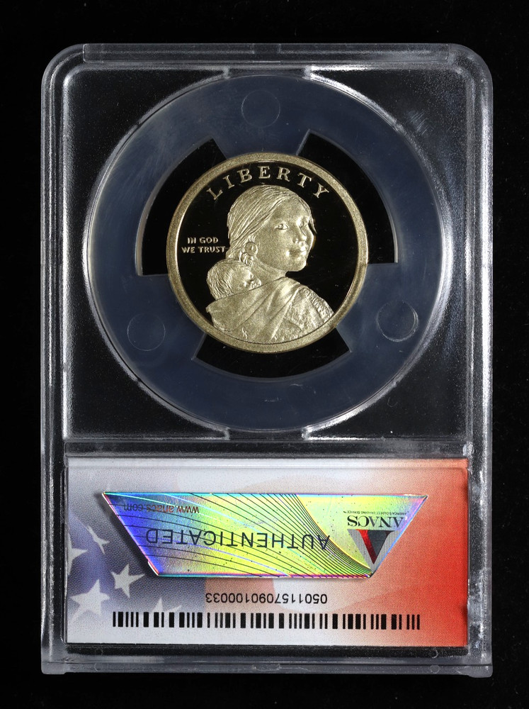 2016-S Sacagawea Code Talkers Proof Dollar ANACS PR70 DCAM