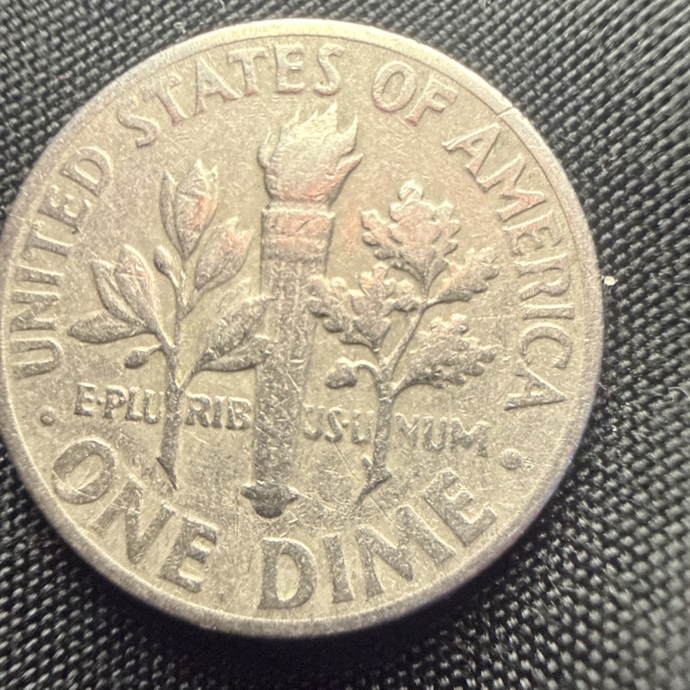 1968 Roosevelt Dime No Mint Mark Circulated Condition