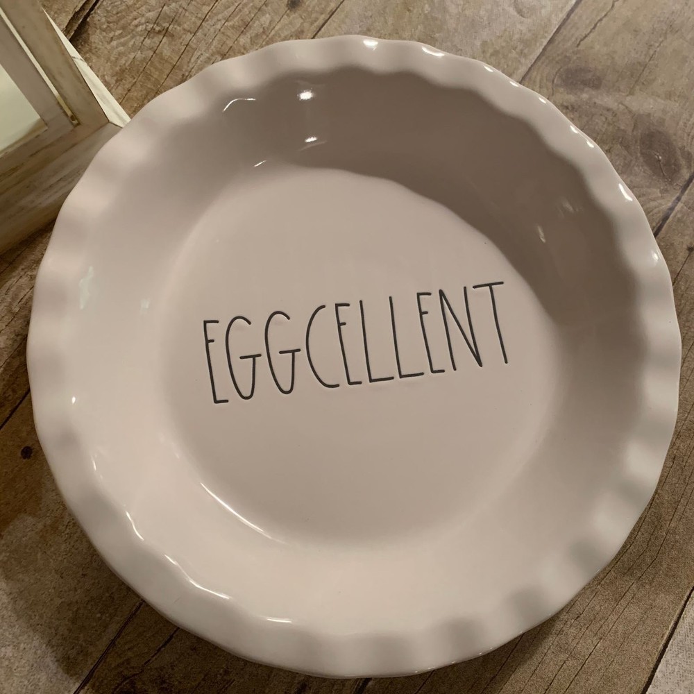 Rae Dunn Eggcellent 10" Bakeware Dish-New Easter Kitchen Decor Entertaining