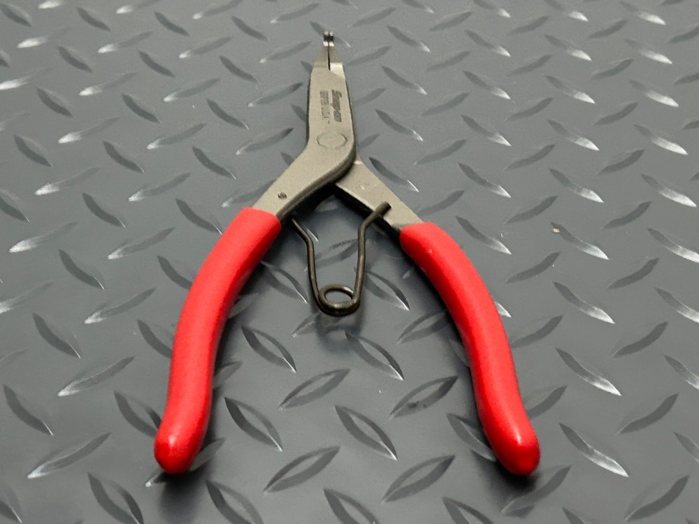 Snap on USA SRP2B RED Soft Grip High Leverage Snap Ring Pliers Spring Loaded NEW