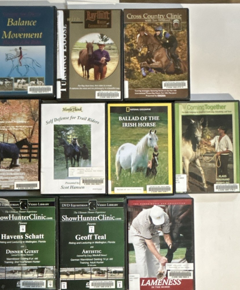 RARE Horse training lot. Ex library