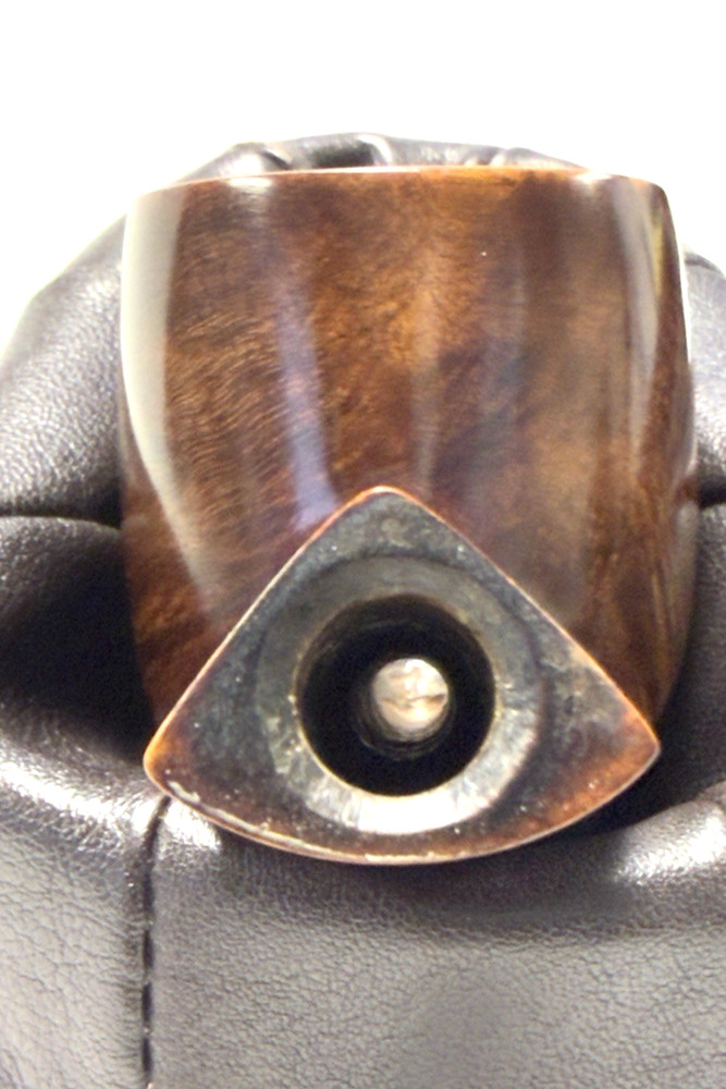 SAVINELLI 123 Smooth 1/8 Bent Pot w Triangular Shank