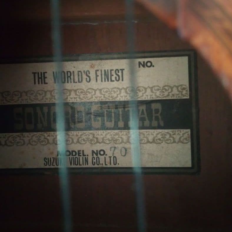 Classical Guitar with Hard Case Model Number 70