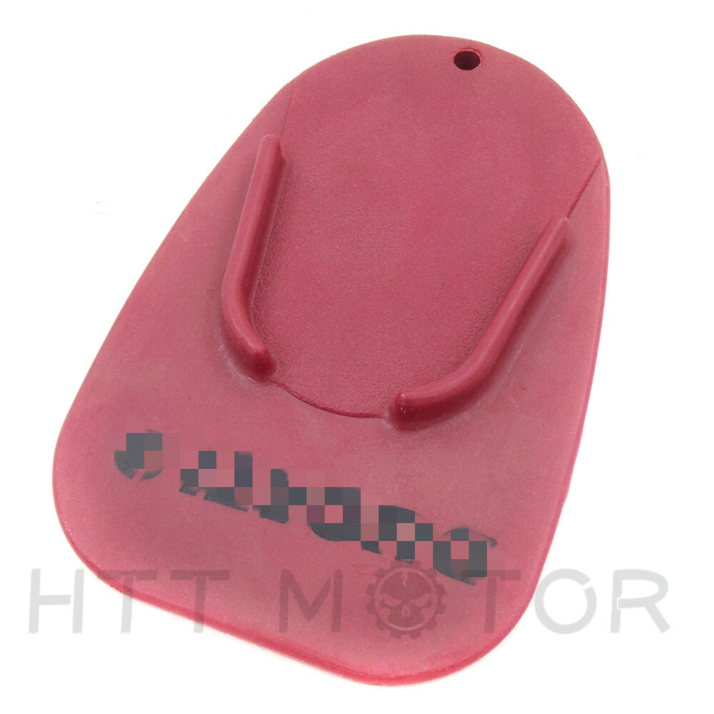 Red kickstand plate pad For Universal Ducati