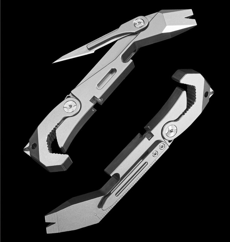 Titanium Crowbar Pry Bar Scalpel Balde Knife Spanner EDC Tool tool Gift