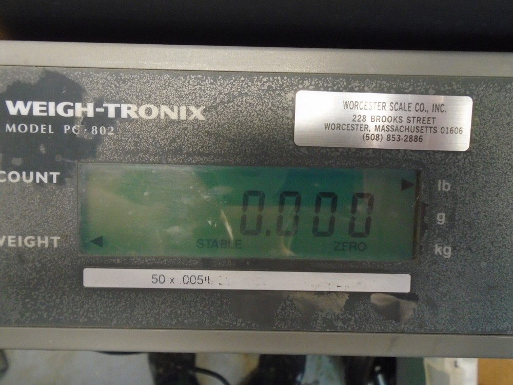 Weigh-tronix 50lb Digital Precision Counting Scale PC-802B-25