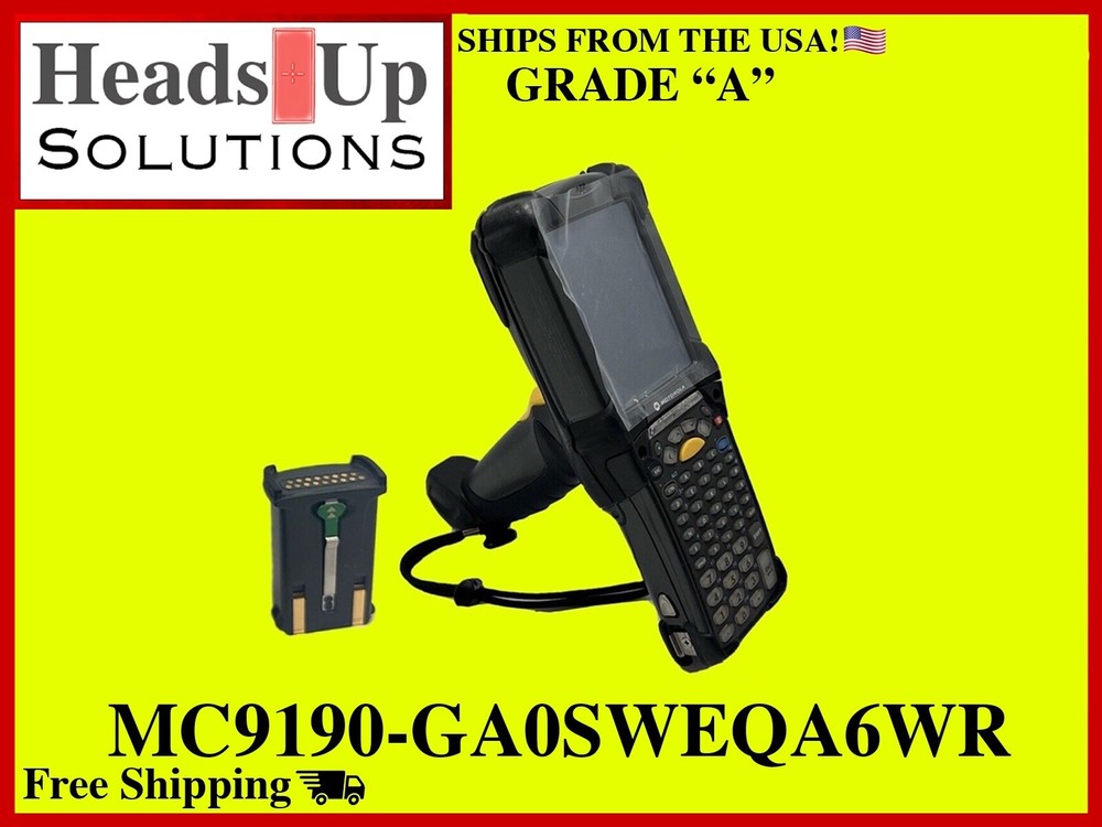 MC9190-GA0SWEQA6WR GRADE "A" Refurbished Symbol Barcode Scanner 🔥⚡️