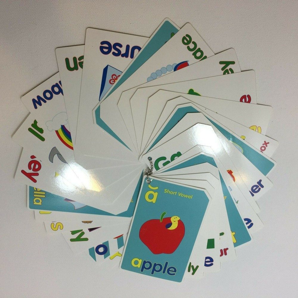 Flash Cards Early Learning Educational Games Vowels Phonics Math Addition Count