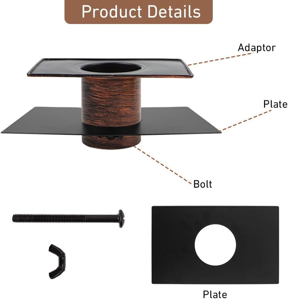Rust-Resistant Rain Chain Gutter Adapter: Efficient and Chic Rainwater Solution