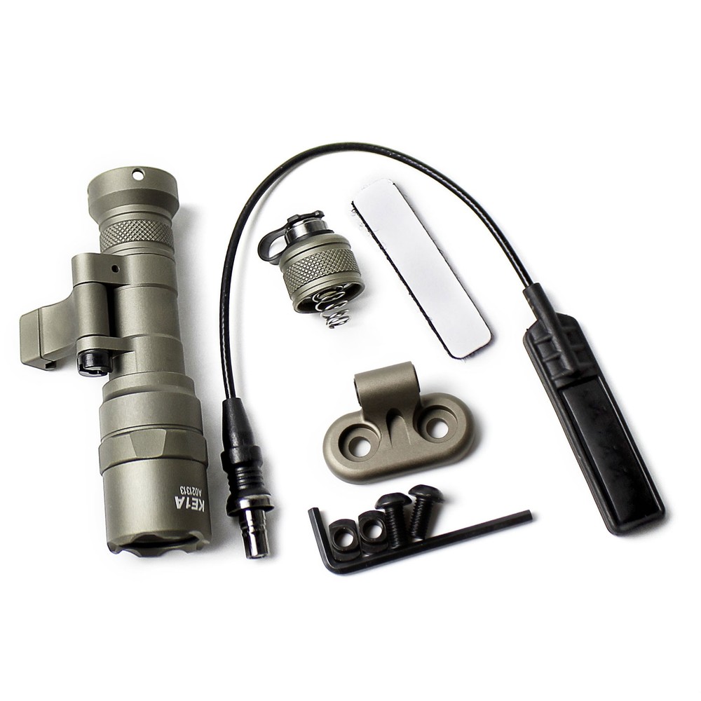 SOTAC Flashlight M340C Rifle Light With Remote Pressure Switch + Mlok Mount US