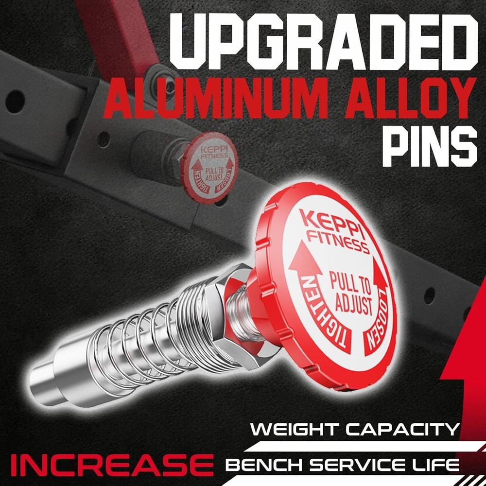 900LB Weight Bench Adjustable Foldable Workout Bench Press Strength Training