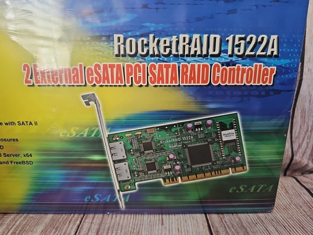 HighPoint Technologies RocketRAID 1522A 2 External Controller -NEW SEALED