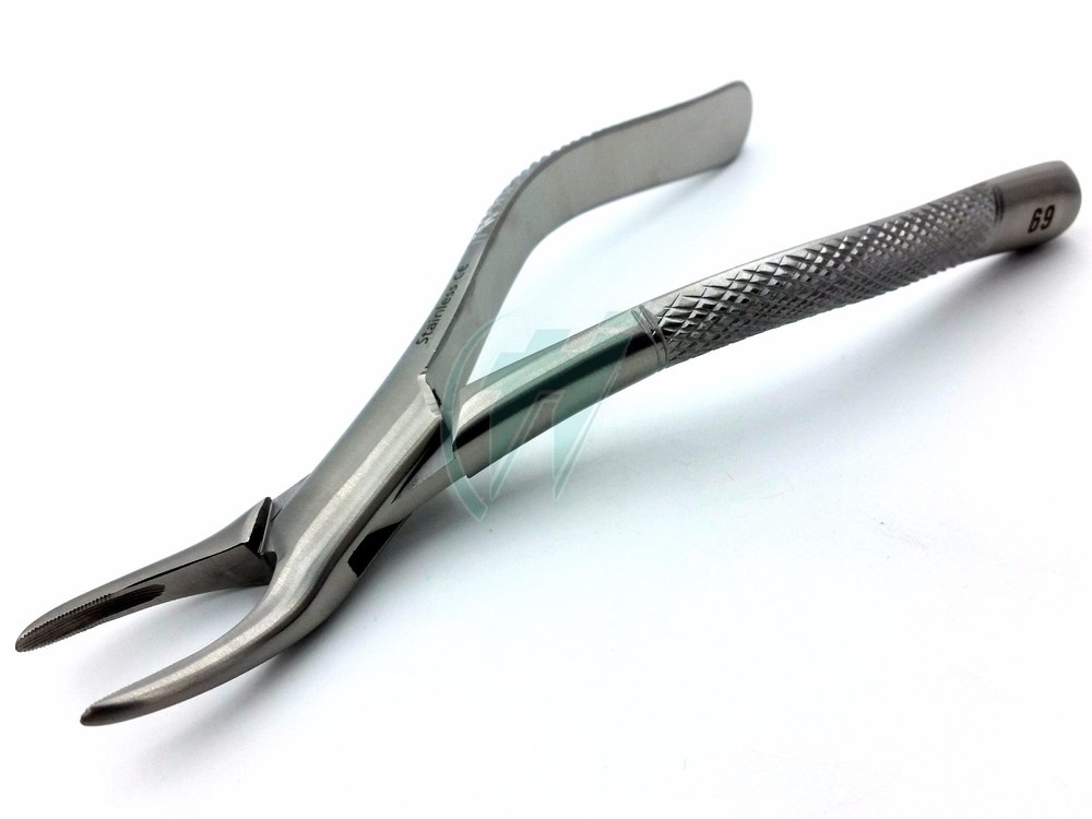 Dental Tooth Upper Lower Roots Passivated Extraction Extracting Forceps #69