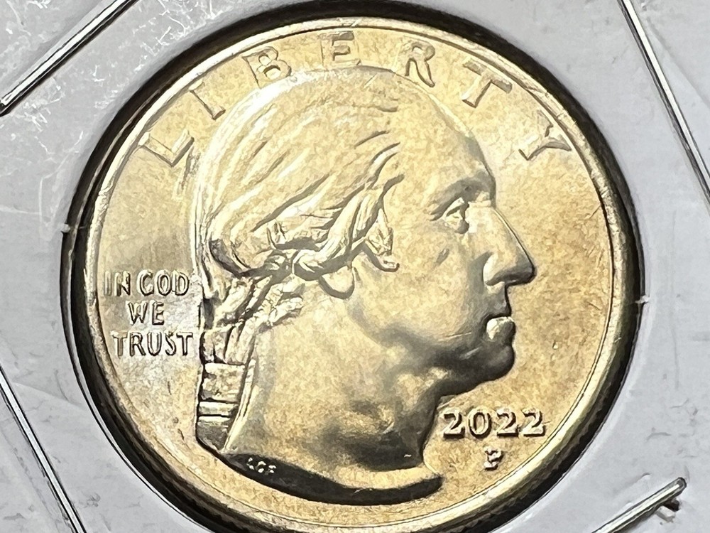 2022 P Maya Angelou quarter Strike Through Error