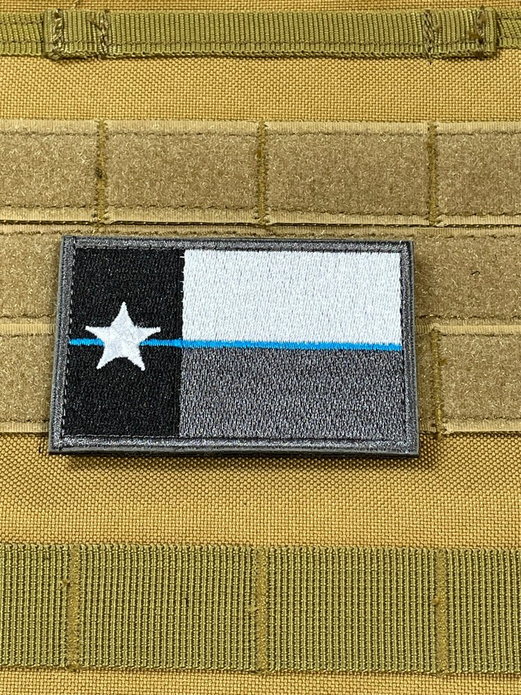 Teax Flag Patch Tactical Military Morale Hook Loop backed