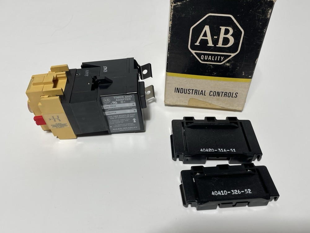 Allen Bradley 596-TR32 with 196-FTA Pneumatic Timer with Base