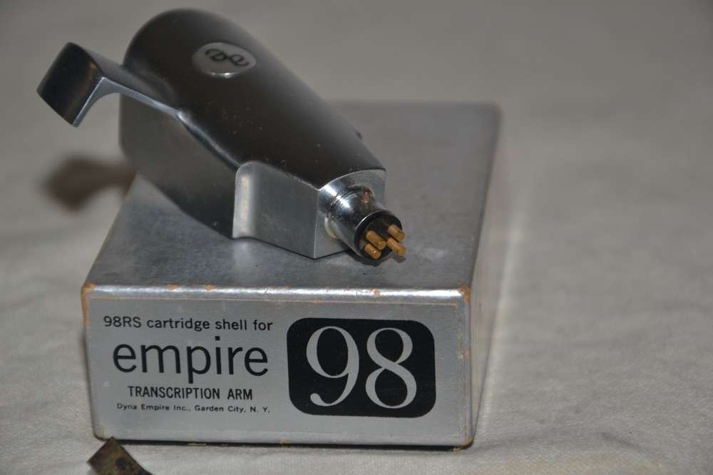 Original Vintage Empire 98 Turntable tonearm Headshell
