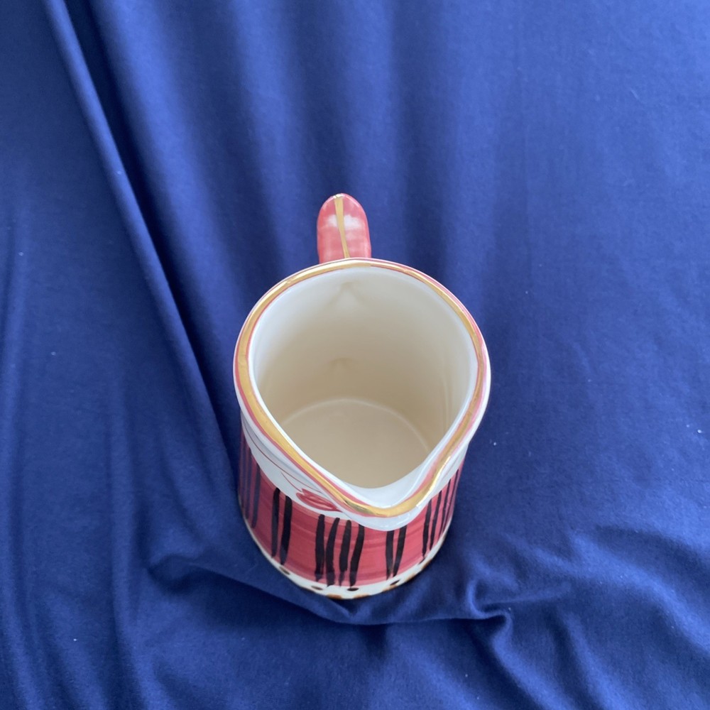 Small Hand Painted Pitcher Signed “Faune Suzanne Katklunja