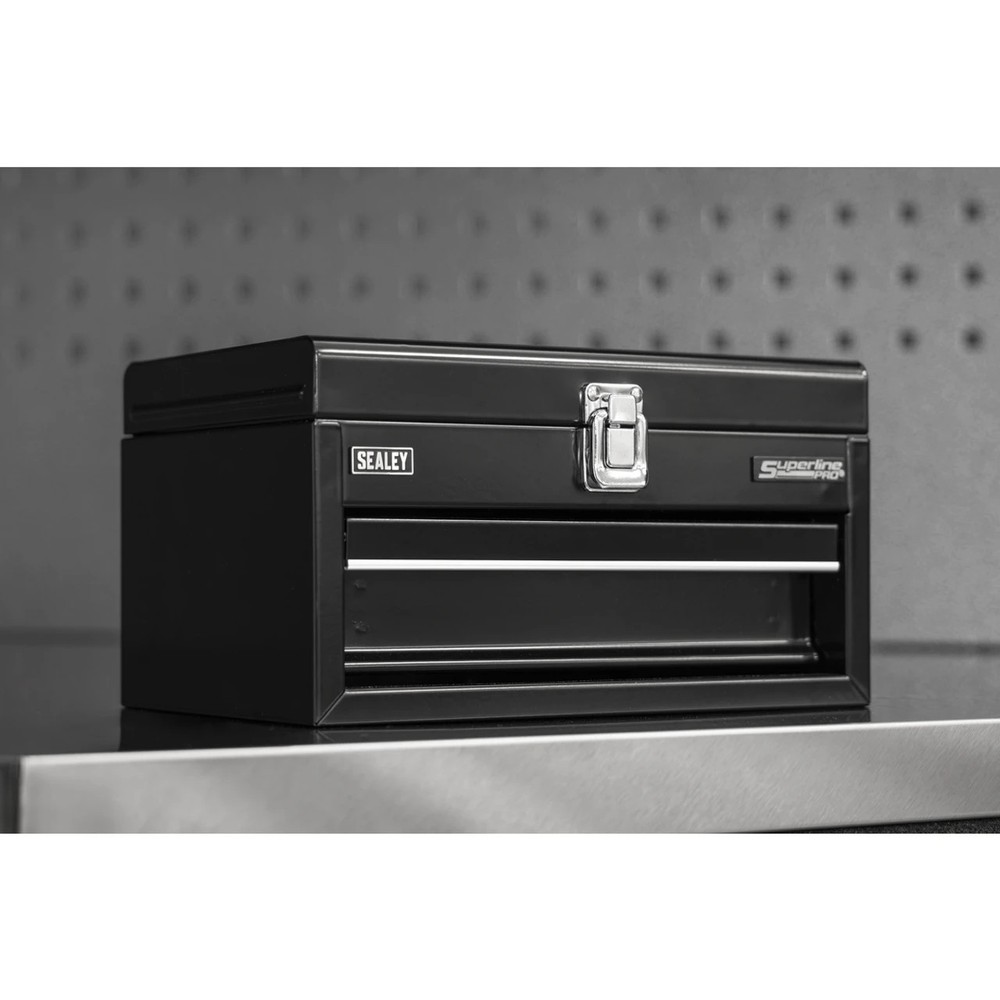 Sealey APMTB2 Superline Pro Mini Toolbox with 1 Drawer Black