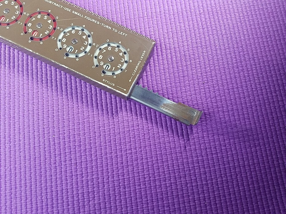 Vtg Addometer Reliable Typewriter & Adding Machine Co Chicago NO STYLUS