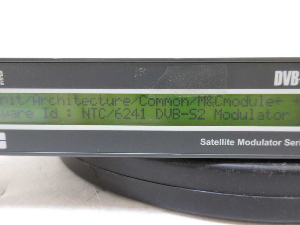 Newtec Azimuth DVB-S2 Broadcast Satellite Modulator Type: NTC/2277/xF
