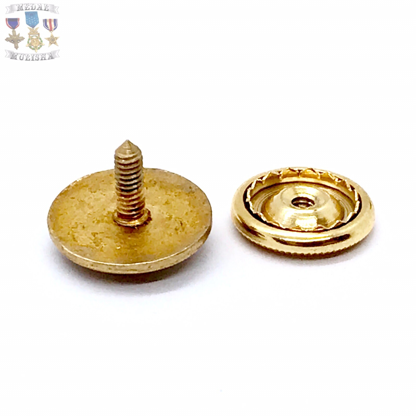 WWII MARINE CORPS LEAGUE SEMPER FIDELIS LAPEL PIN SCREW-BACK WW2