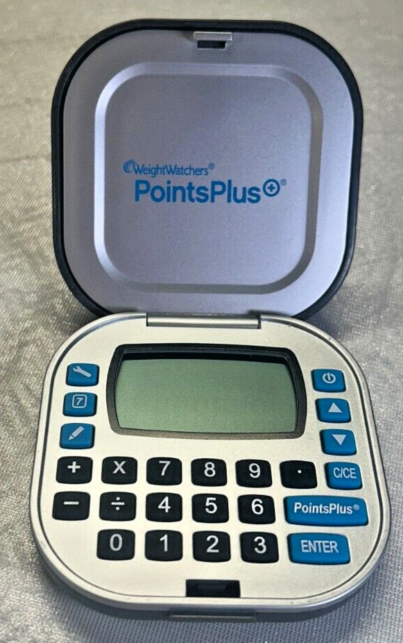 Weight Watchers Points Plus Calculator Tracker Gray and Blue