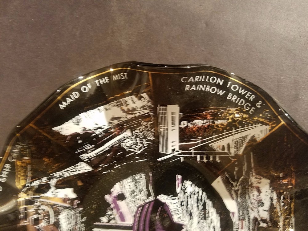 Vintage Large Niagra Falls Candy Dish