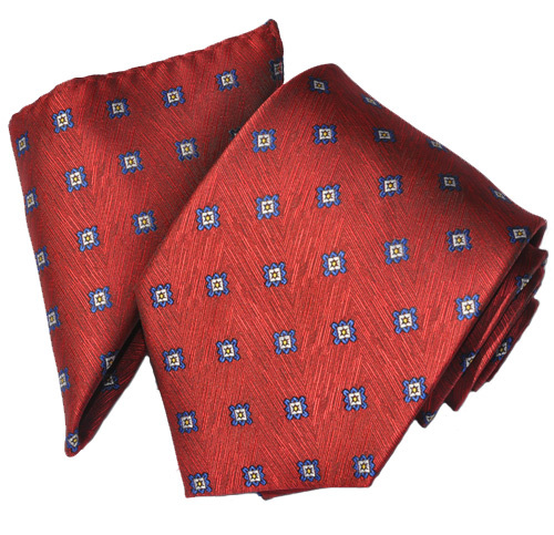 Men's dark navy paisley patterned neck tie