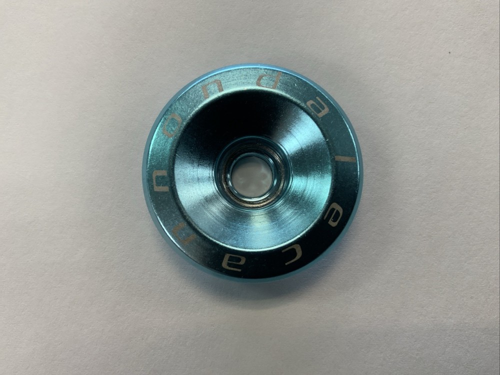 Cannondale 1 1/8 Threadless Headset Top Cap Powder Blue Anodized