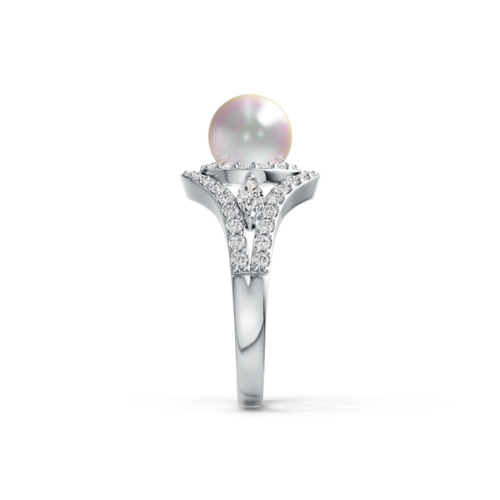 Sterling Silver Semi Mount Ring Setting Round RD 8.5mm