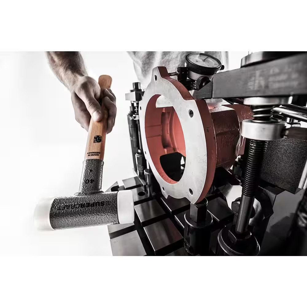 35 Oz. Dead-Blow Hammer with Hickory Handle and Replaceable Nylon Face Inserts