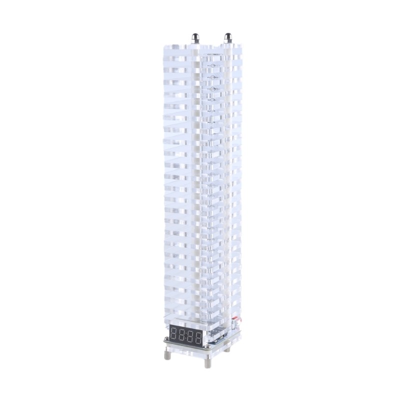 Auditory Spectrum Tower Set Voice Controlled 7 Color Display LED Leveling