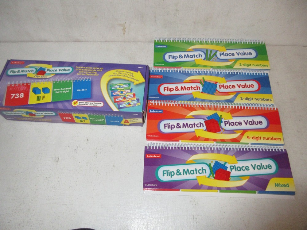 Lakeshore Flip & Match Place Value Educational Math Toy