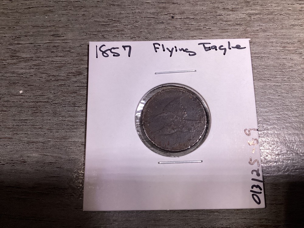 1857 Flying Eagle Penny US Small Cent Copper 013125 89tk