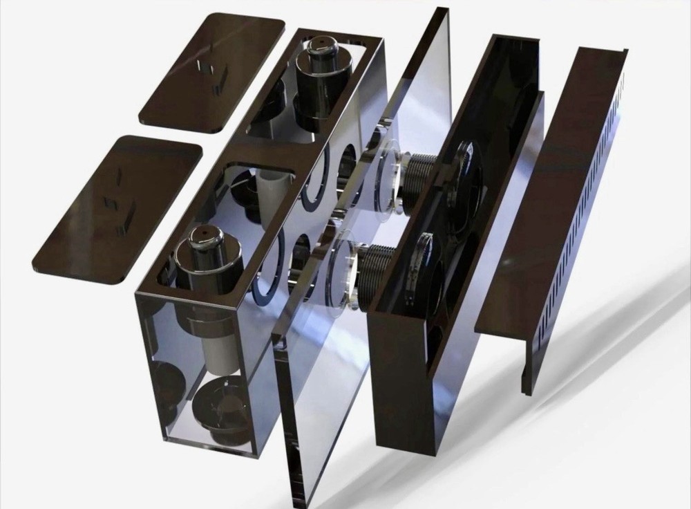 16” 1600gph Thru Back Overflow Box