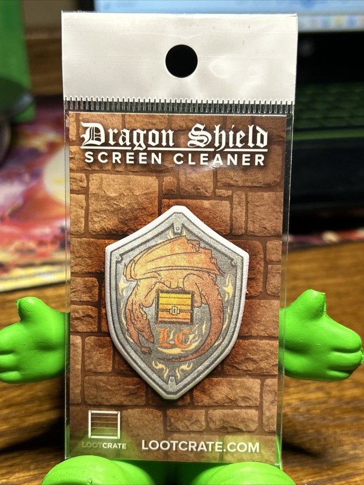 NEW Dragon Shield Screen Cleaner - LootCrate Exclusive Screen Wipe