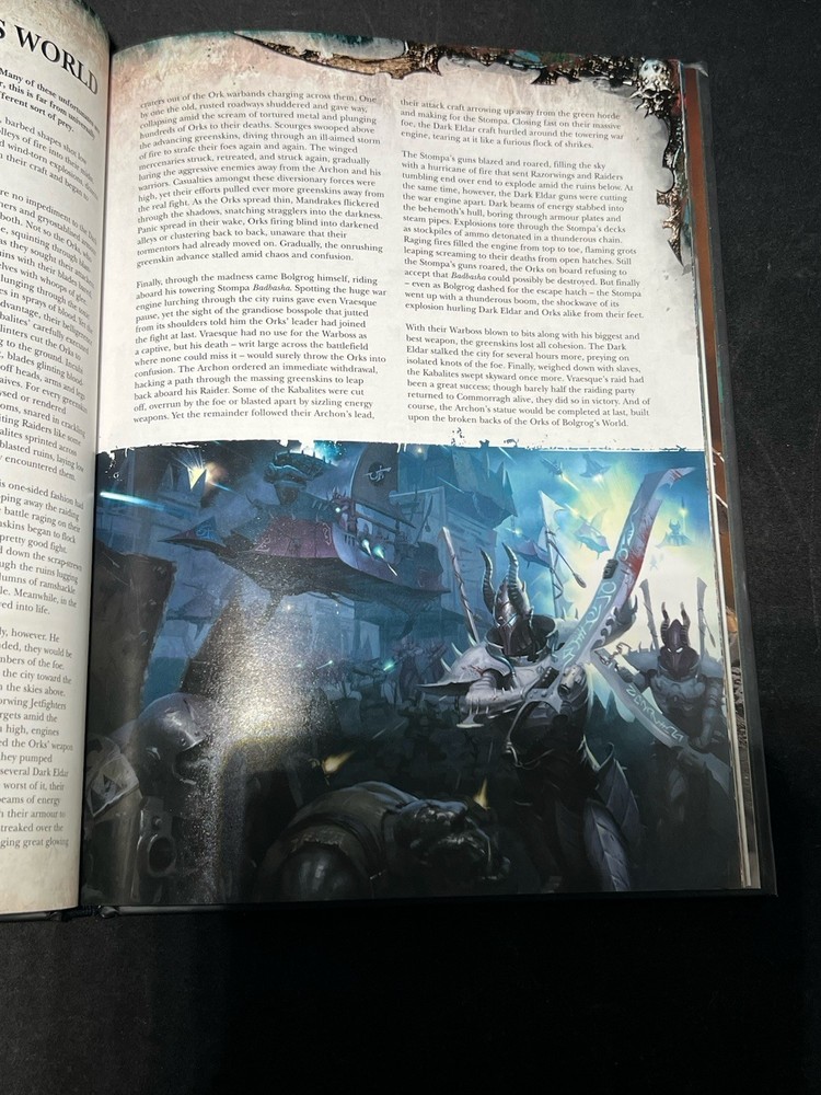 Warhammer 40,000 Dark Eldar Codex 7th Edition Rulebook Hardcover (2014)