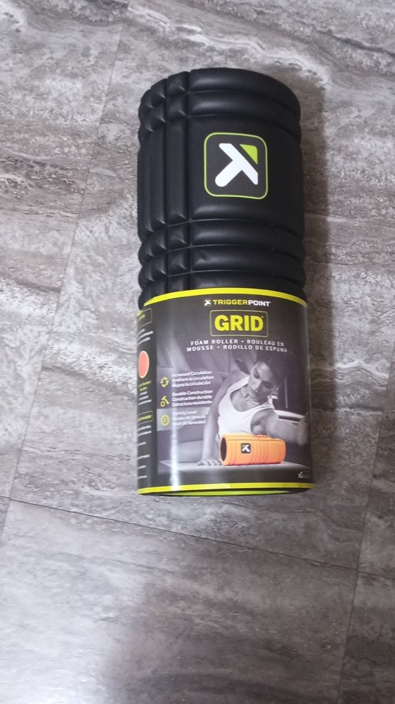 Trigger Point GRID Massage Grid Hollow Foam Roller Durable Construction Black