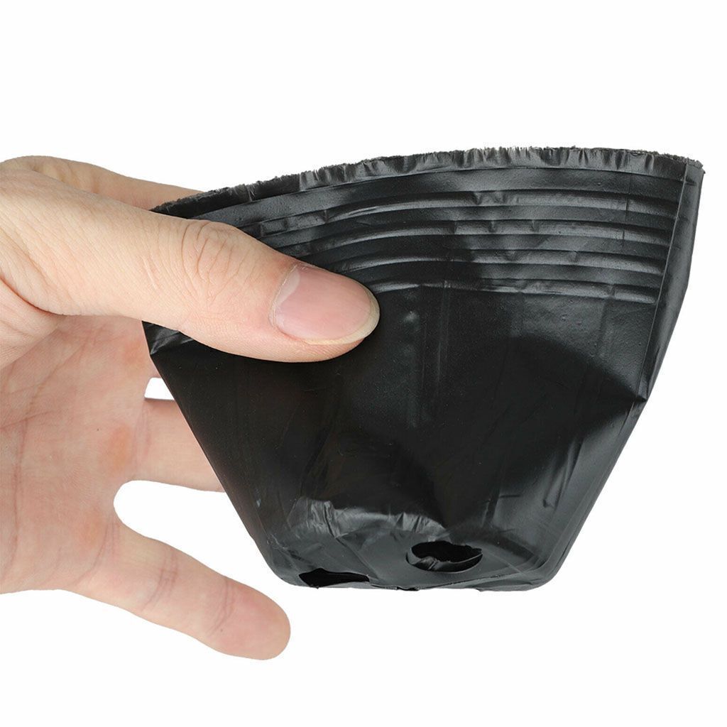 100 Plastic Plant Nursery Seed Starting Pots for Succulent Seedling Garden S M L