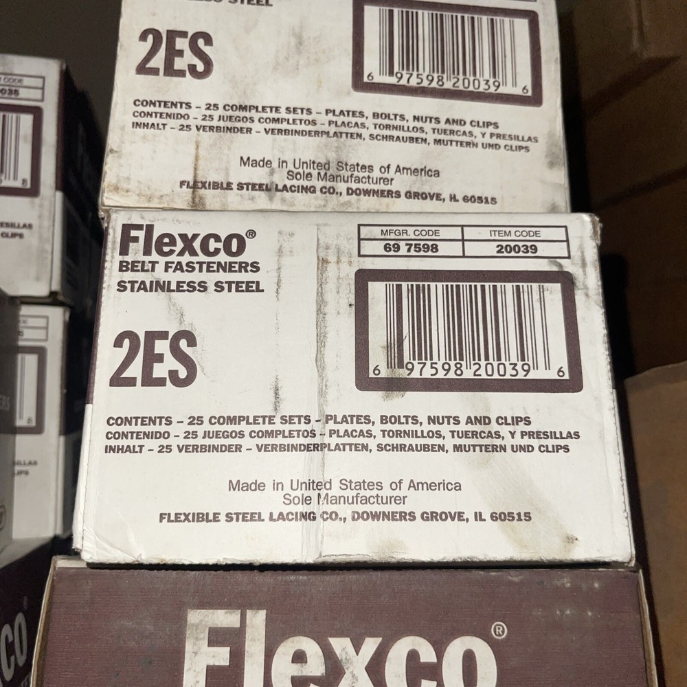 FLEXCO 20039 2ES FASTENERS 25 pk