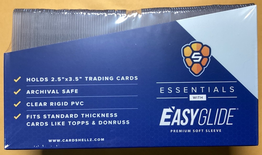 Card Shellz Essentials- Standard 35PT Toploaders & Easy Glide Sleeves - 100ct