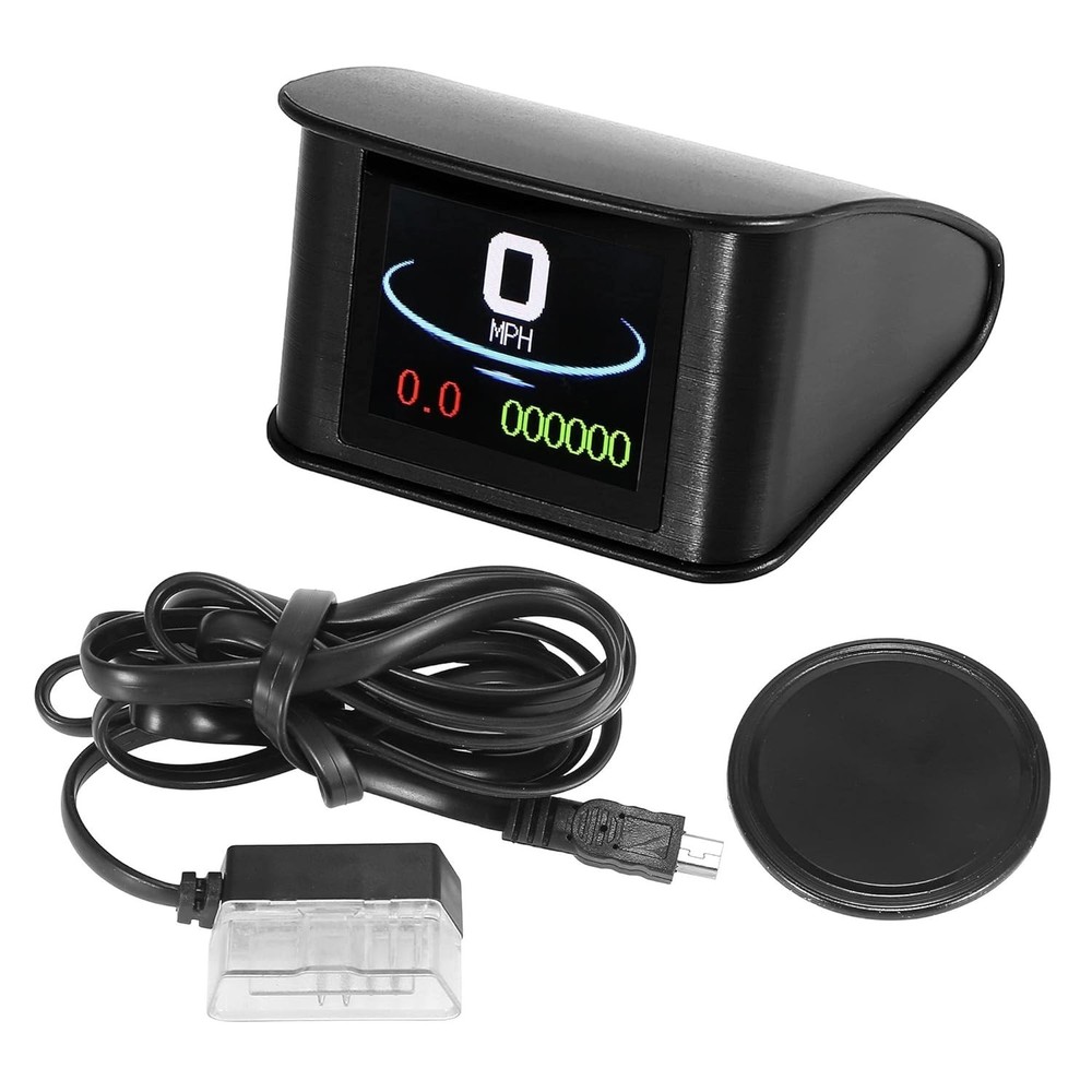 Mini HUD Head Up Display Car Dashboard Digital Speedometer with OBDII