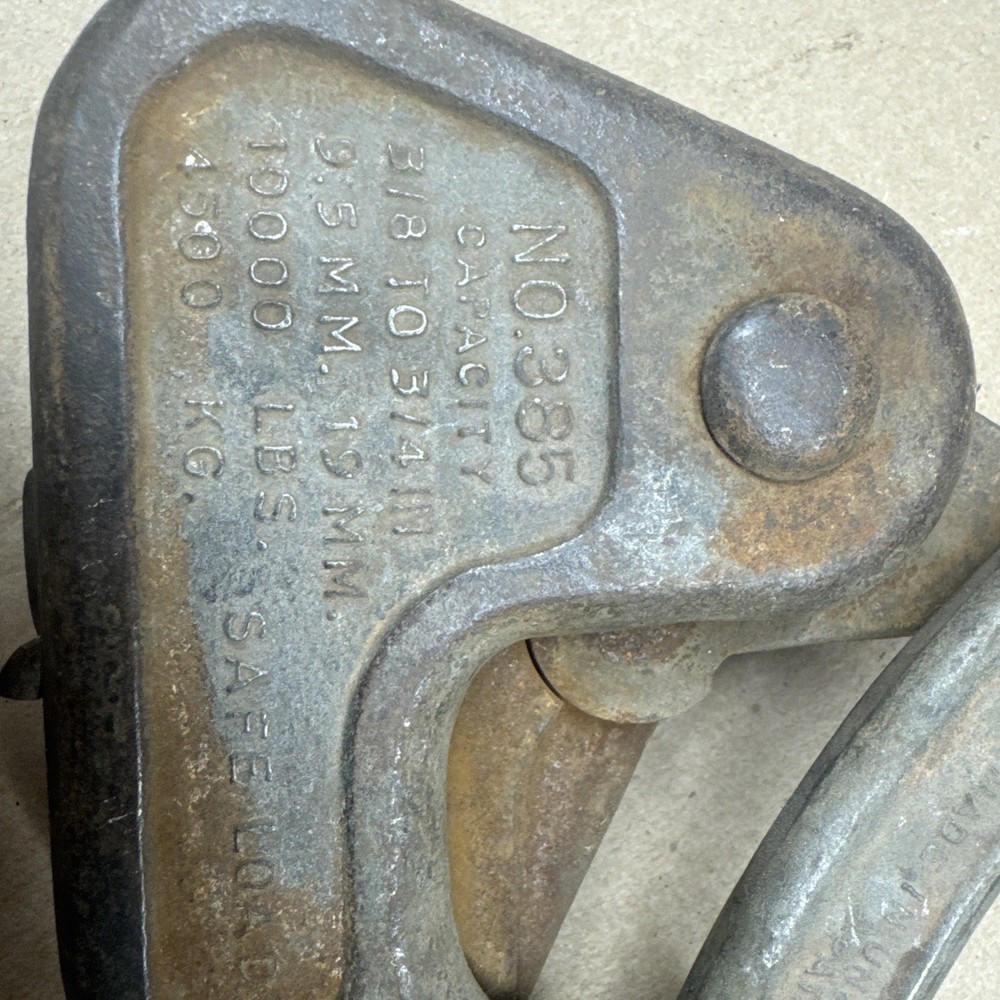 CRESCENT TOOL No 385 Cable Wire Grip Puller 10,000 LBS 3/8"-3/4",